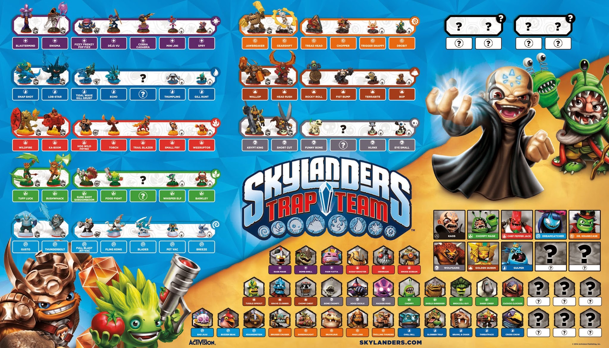 skylanders boy and girl trap team